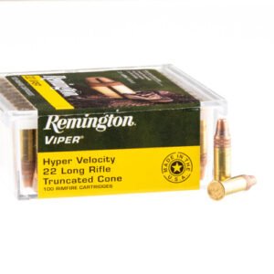 100 Rounds of .22 LR Ammo by Remington Viper - 36gr TC-SB