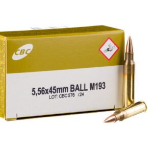 1000 Rounds of 5.56x45 Ammo by CBC/Magtech - 55gr FMJ M193