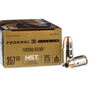 20 Rounds of .357 SIG Ammo by Federal Personal Defense HST - 125gr JHP