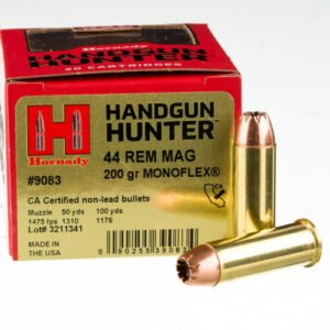 20 Rounds of .44 Mag Ammo by Hornady Handgun Hunter - 200gr MonoFlex