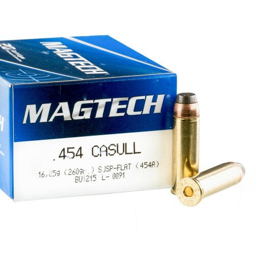 20 Rounds of .454 Casull Ammo by Magtech - 260gr SJSP