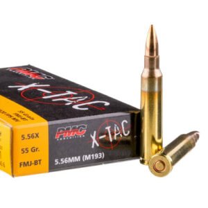 20 Rounds of 5.56x45 Ammo by PMC - 55gr FMJ