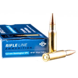 20 Rounds of 6.8 SPC Ammo by Prvi Partizan - 115gr HPBT