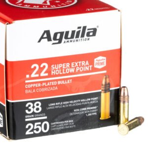 250 Rounds of .22 LR Ammo by Aguila - 38gr CPHP