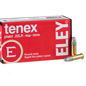 50 Rounds of .22 LR Ammo by Eley Tenex Pistol - 40gr LRN