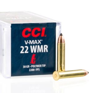 50 Rounds of .22 WMR Ammo by CCI V-Max - 30gr Polymer Tipped