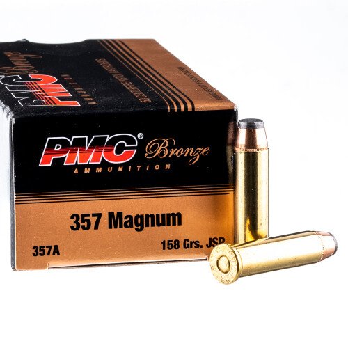 50 Rounds of .357 Mag Ammo by PMC - 158gr JSP