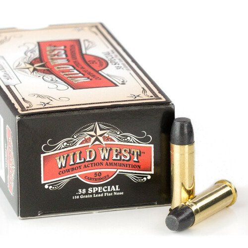 50 Rounds of .38 Spl Ammo by Sellier & Bellot - 158gr LFN