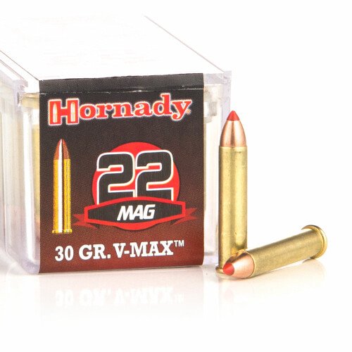 500 Rounds of .22 WMR Ammo by Hornady - 30gr V-Max