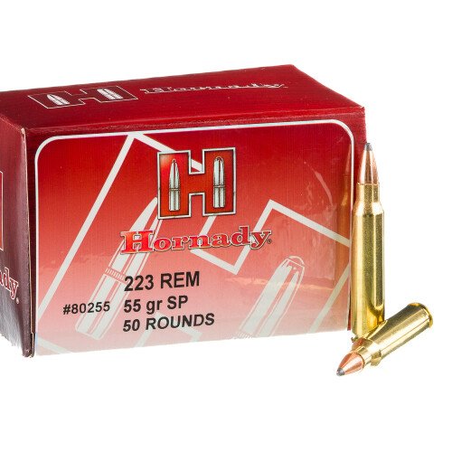 500 Rounds of .223 Ammo by Hornady - 55gr SP