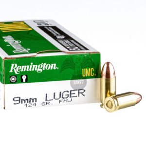 500 Rounds of 9mm Ammo by Remington - 124gr MC