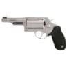 Taurus Judge Exclusive: Matte Stainless Steel 4" Barrel .45 Colt/.410 Shotshell and Fiber Optic Sight