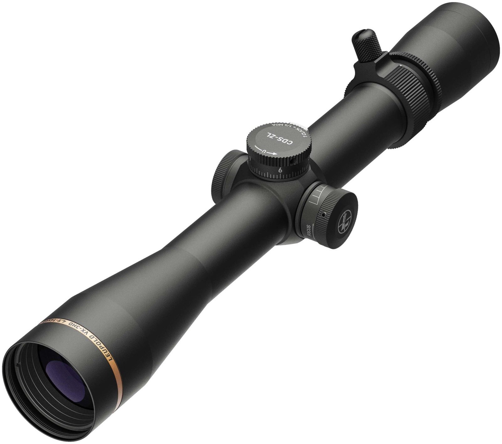 Leupold VX-3HD Side Focus CDS-ZL Wind-Plex 4.5-14x40mm Rifle Scope, 30mm Tube, Second Focal Plane (SFP)