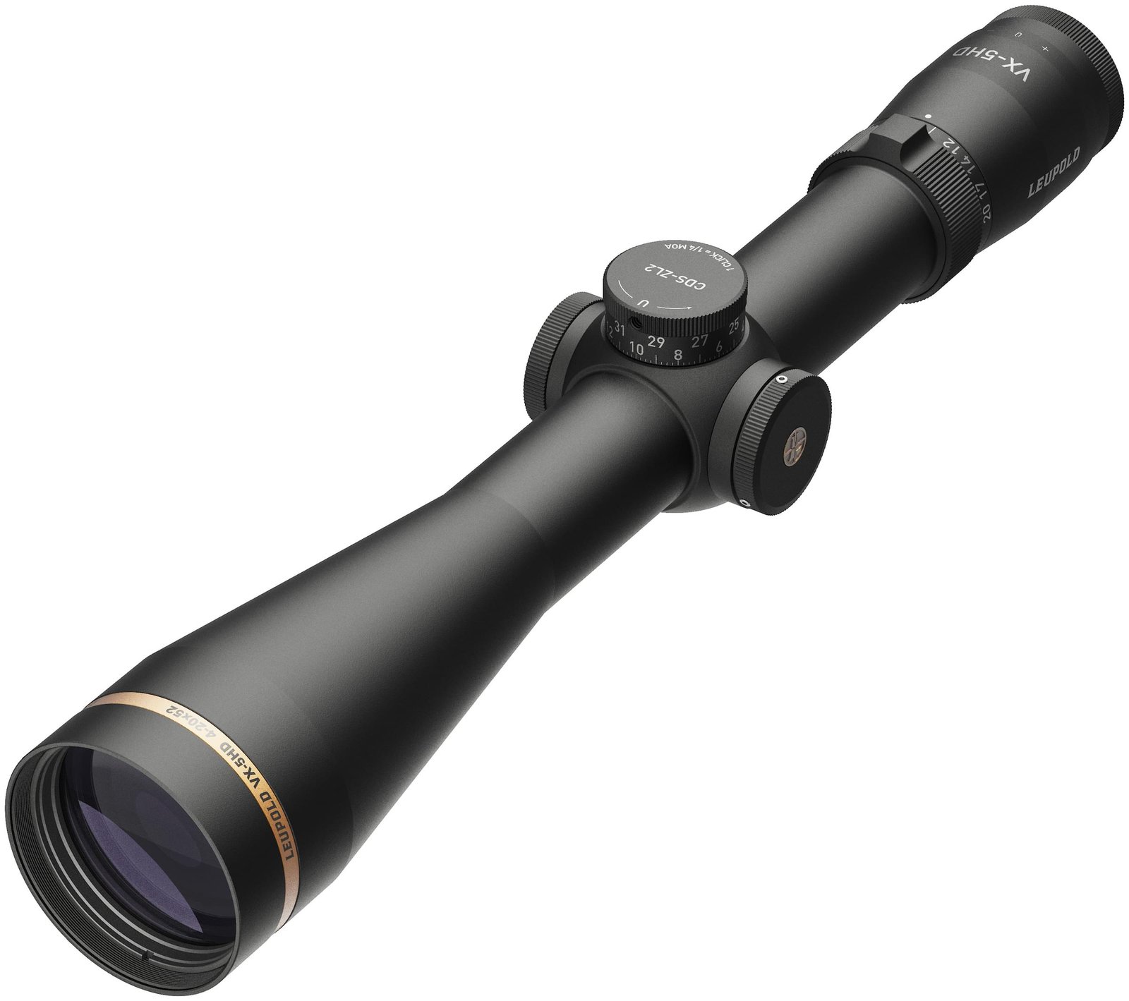 Leupold VX-5HD 4-20x52mm Rifle Scope, 34mm Tube, Second Focal Plane (SFP)