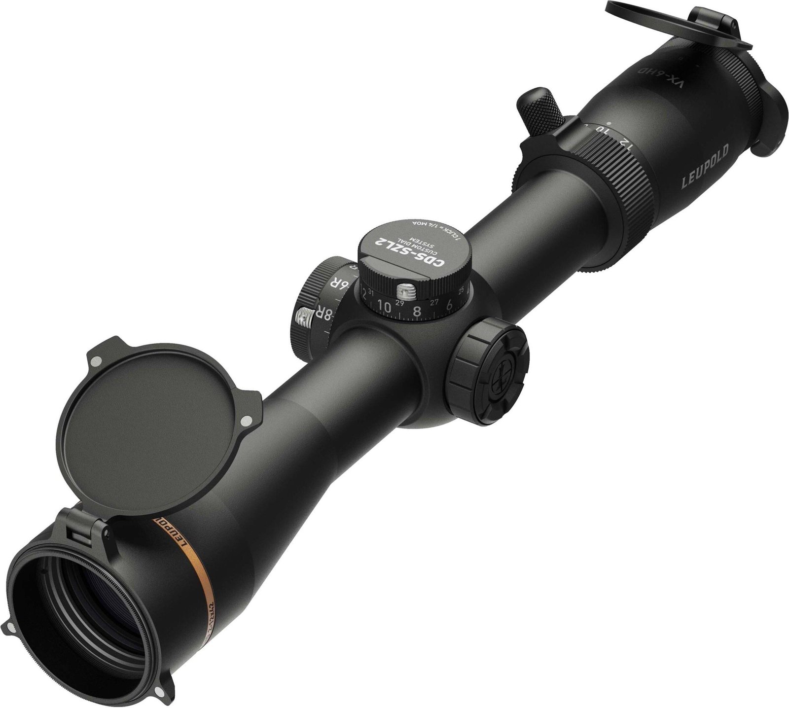 Leupold VX-6HD Gen 2 2-12x42mm 30mm Tube CDS-SZL2 Rifle Scope, Second Focal Plane