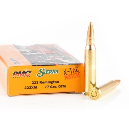 20 Rounds of .223 Ammo by PMC X-TAC Match - 77gr OTM MatchKing