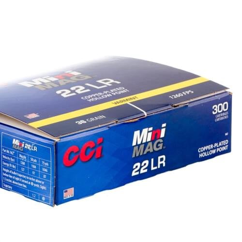 3000 Rounds of .22 LR Ammo by CCI Mini-Mag - 36gr CPHP