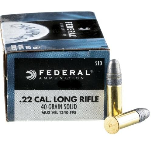 500 Rounds of .22 LR Ammo by Federal - 40gr LRN